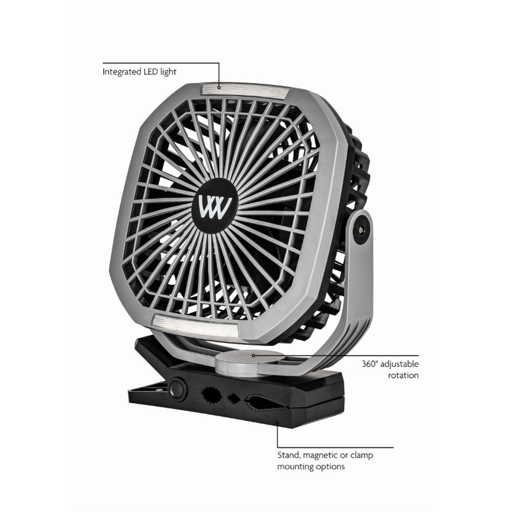 Woof Wear Rechargable Multi-Mount Fan