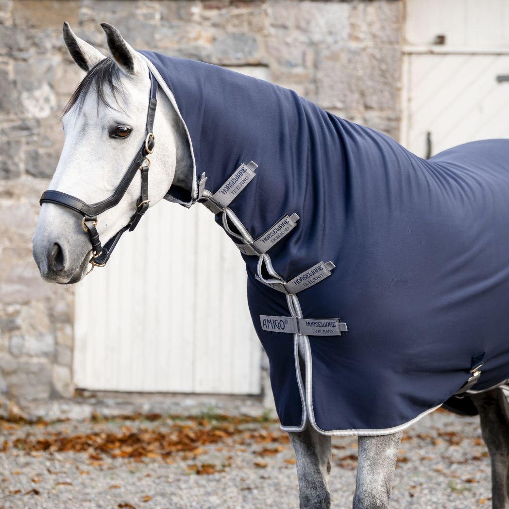Horsewear Amigo Intergrated Jersey Cooler Navy/Titanium