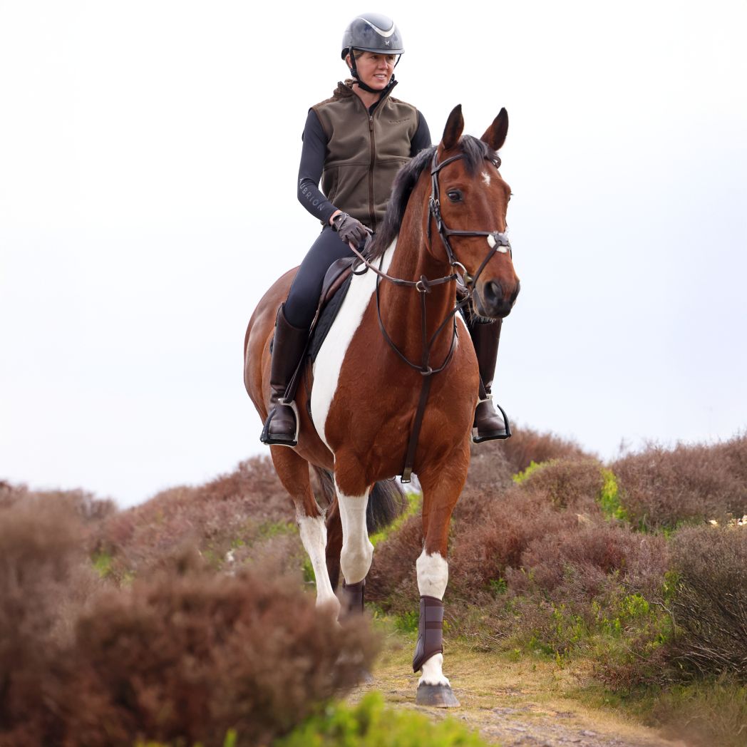 Aubrion Heritage Fleece Gilet Dark Olive