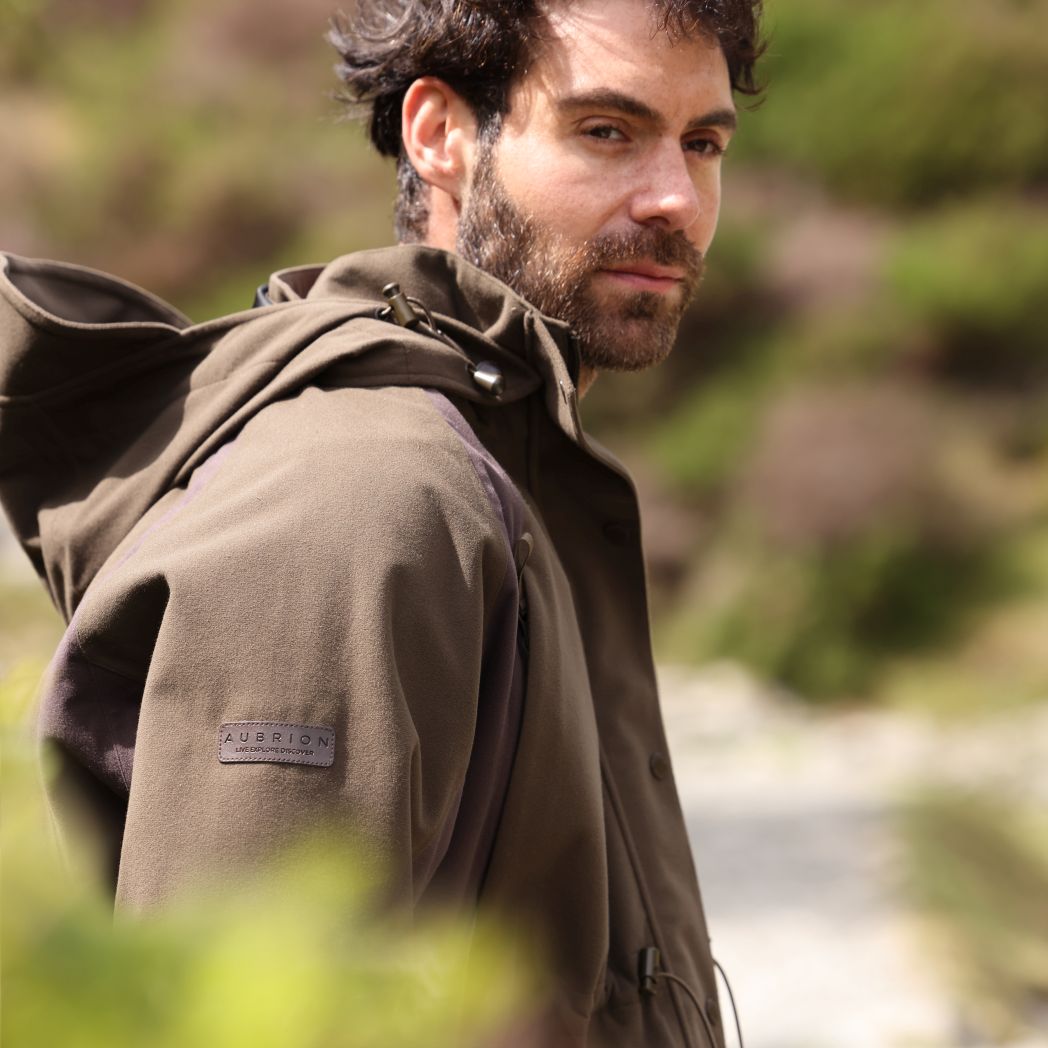 Aubrion Heritage Full Zip Jacket Dark Olive