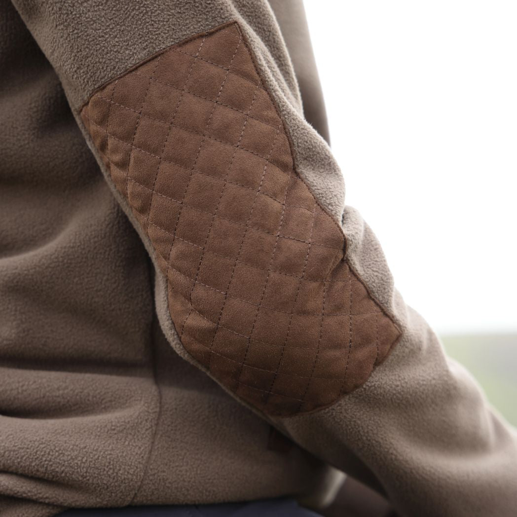 Aubrion Heritage Quarter Zip Fleece Dark Olive