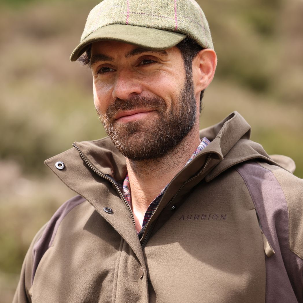 Aubrion Heritage Quarter Zip Jacket Dark Olive