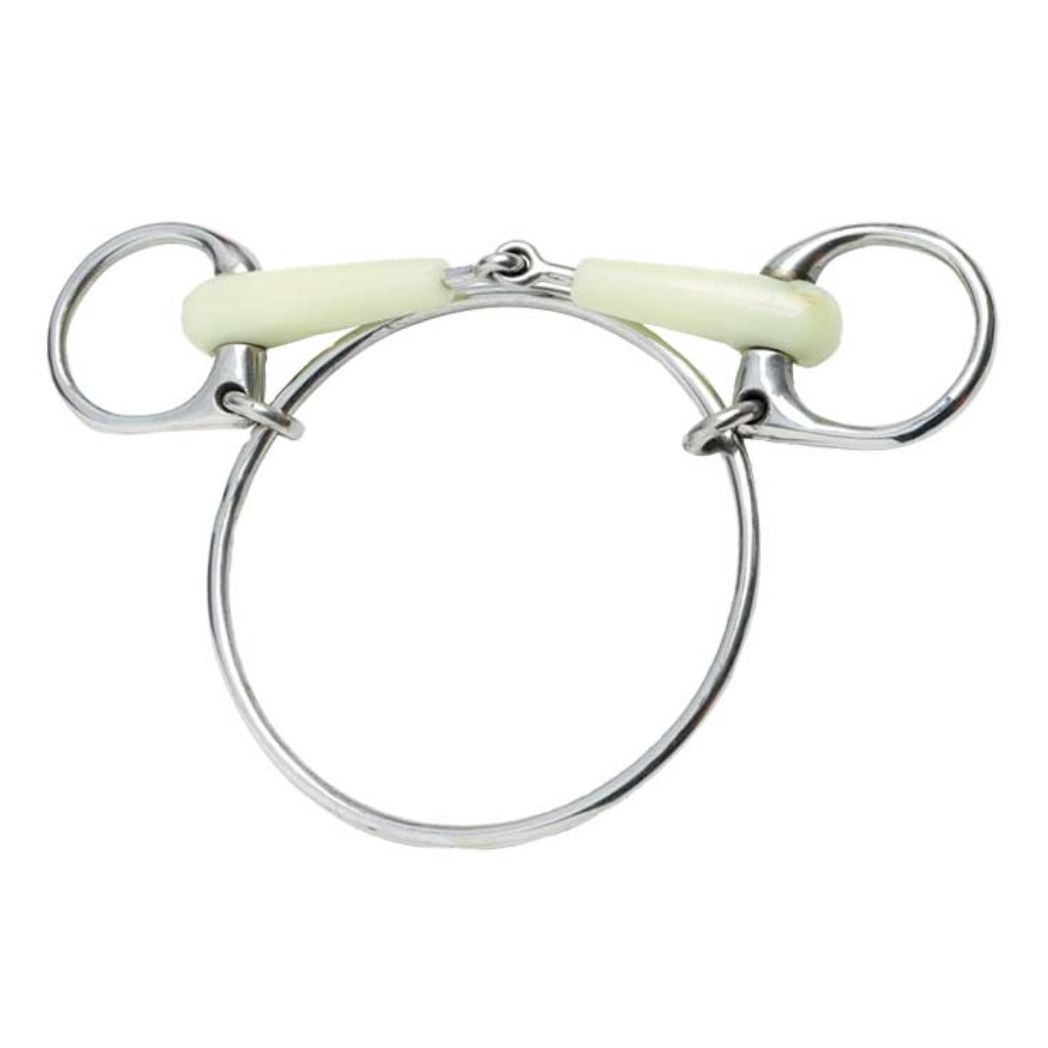 Dexter Snaffle White Mouth