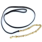 Leather Lead Rein and Chain