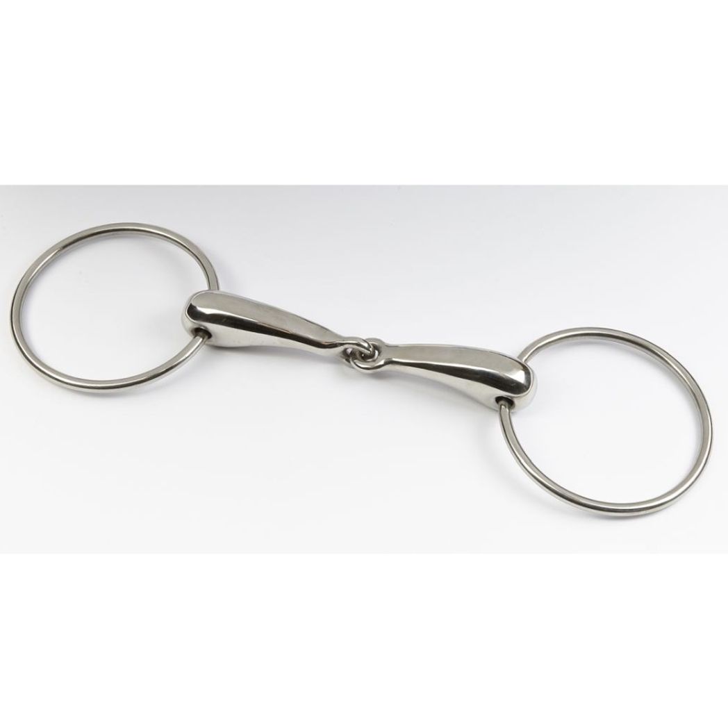 Large Loose Ring Hollow Mouth Snaffle