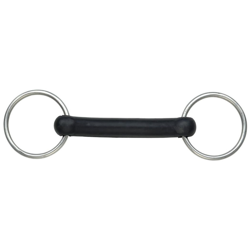 Flexible Rubber Mouth Snaffle