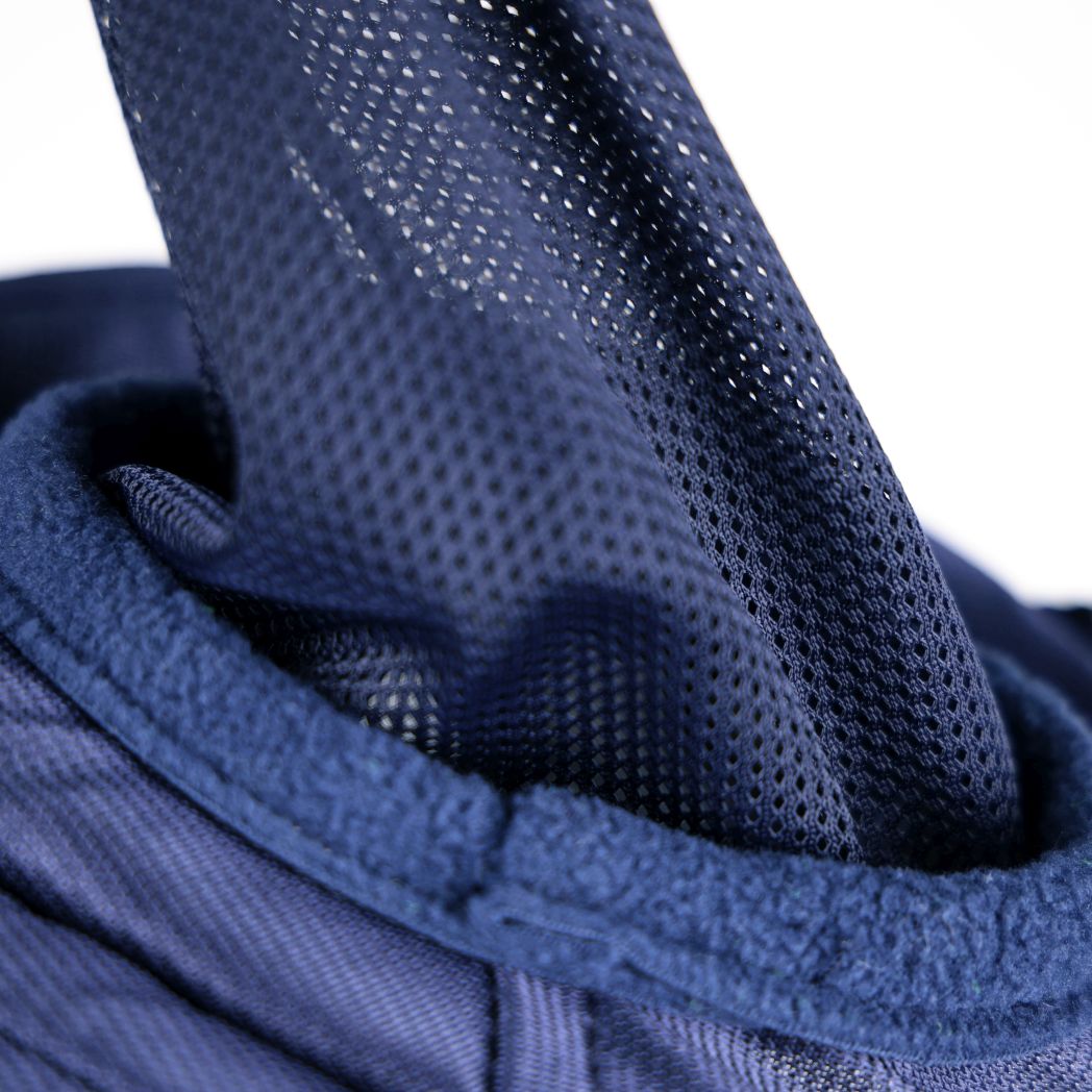 Shires Fine Mesh Fly Mask With Ears - Navy