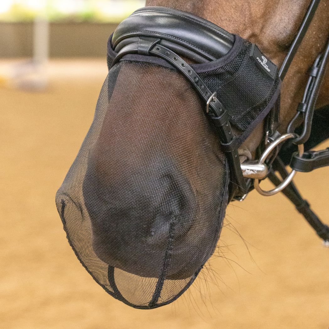 FlyGuard Pro Bridle Nose Net - Black