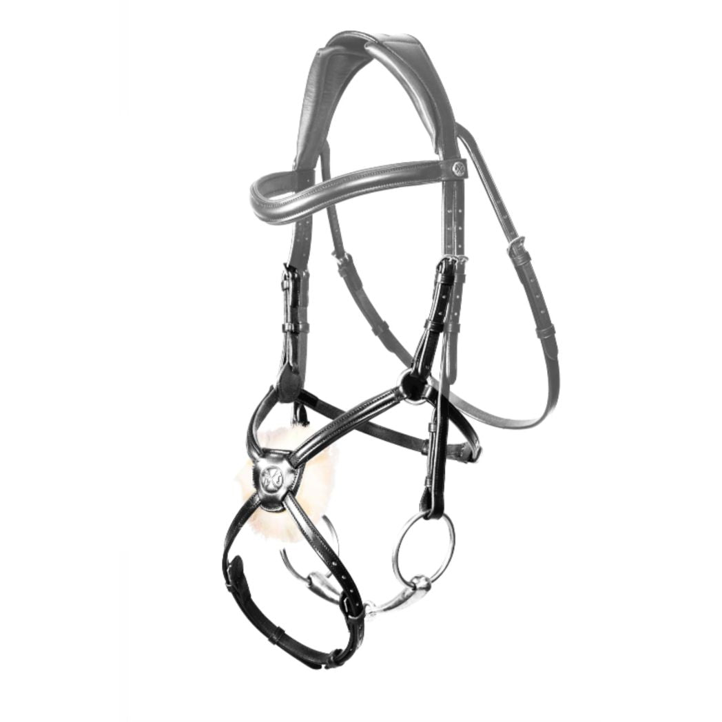 Henry James Double Buckle Figure 8 Grackle Noseband