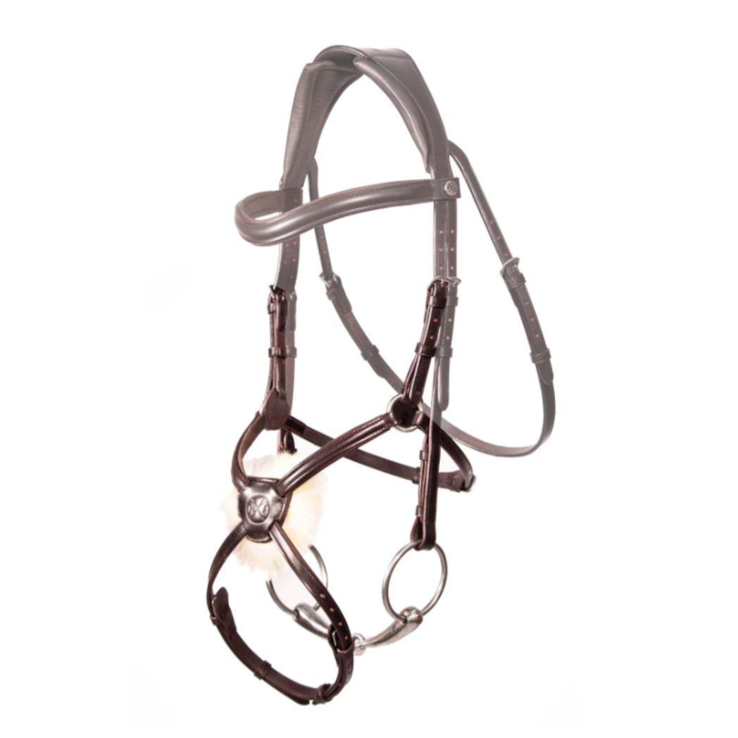 Henry James Double Buckle Figure 8 Grackle Noseband