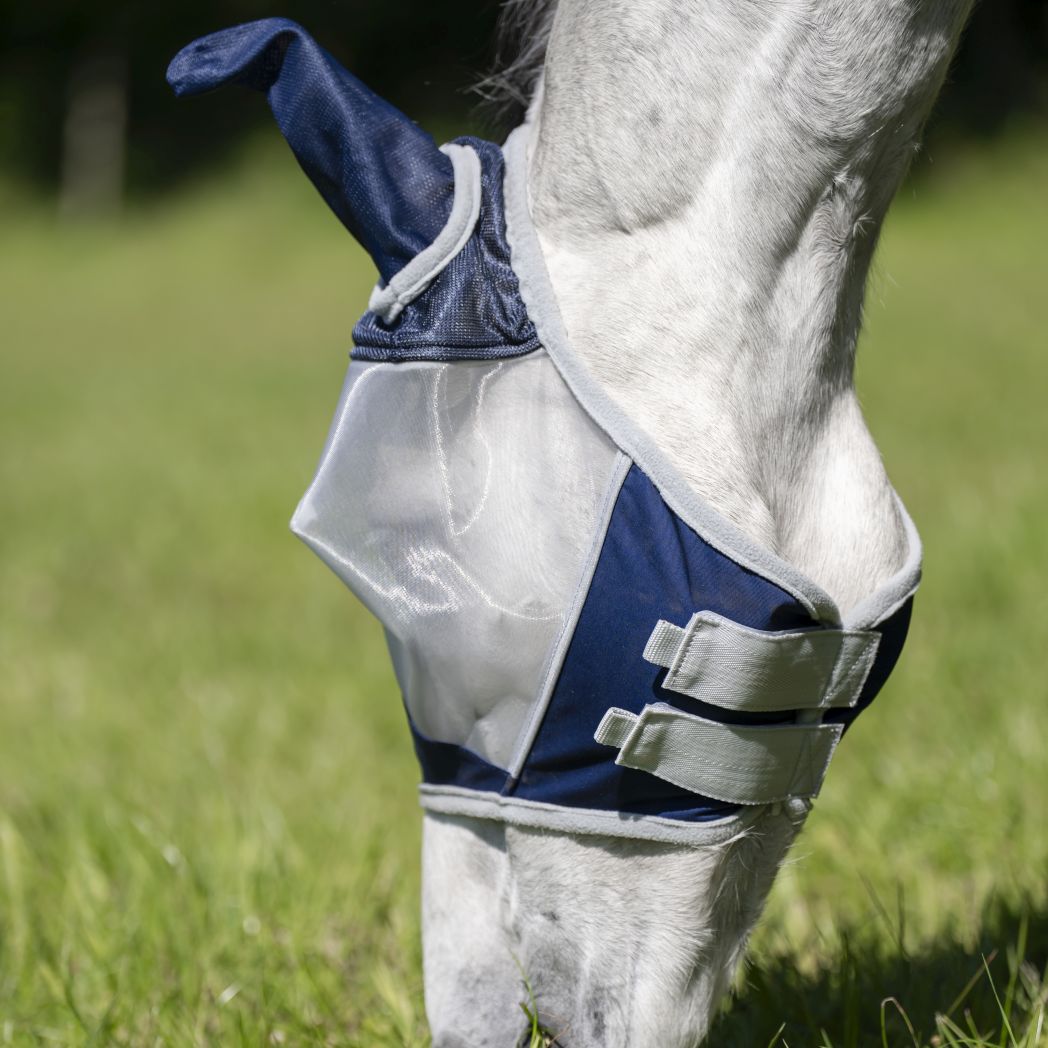 Horseware Shield Fly Mask Navy/Silver