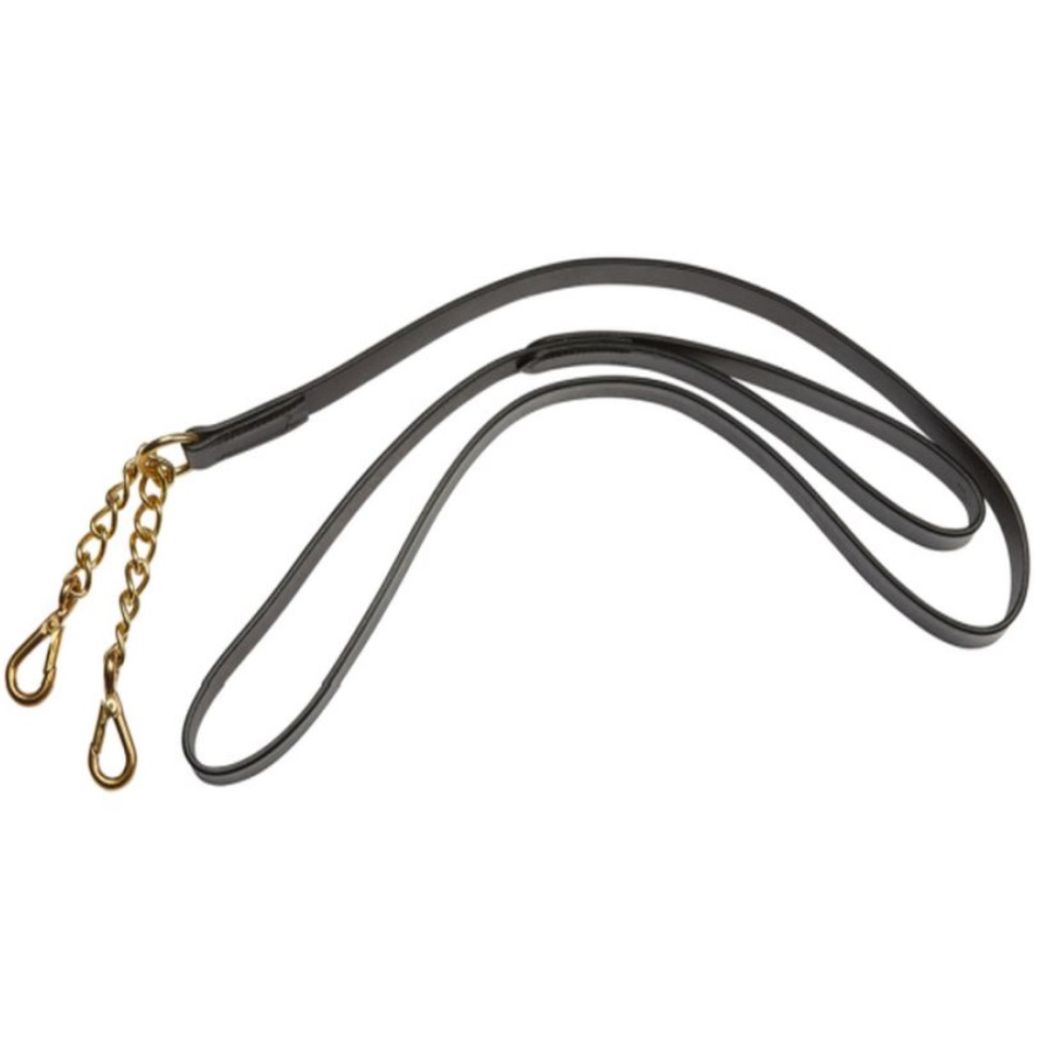 Leather Lead Rein with Newmarket Chain