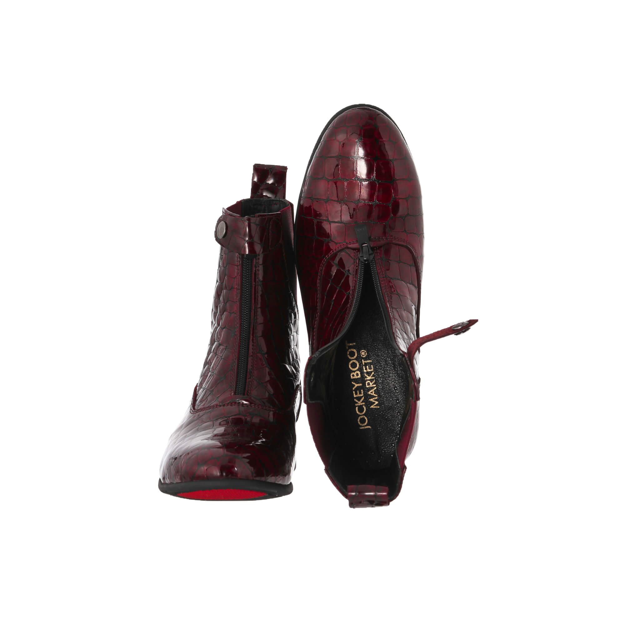 JBM Magnesia Short Boots Burgundy/Croc
