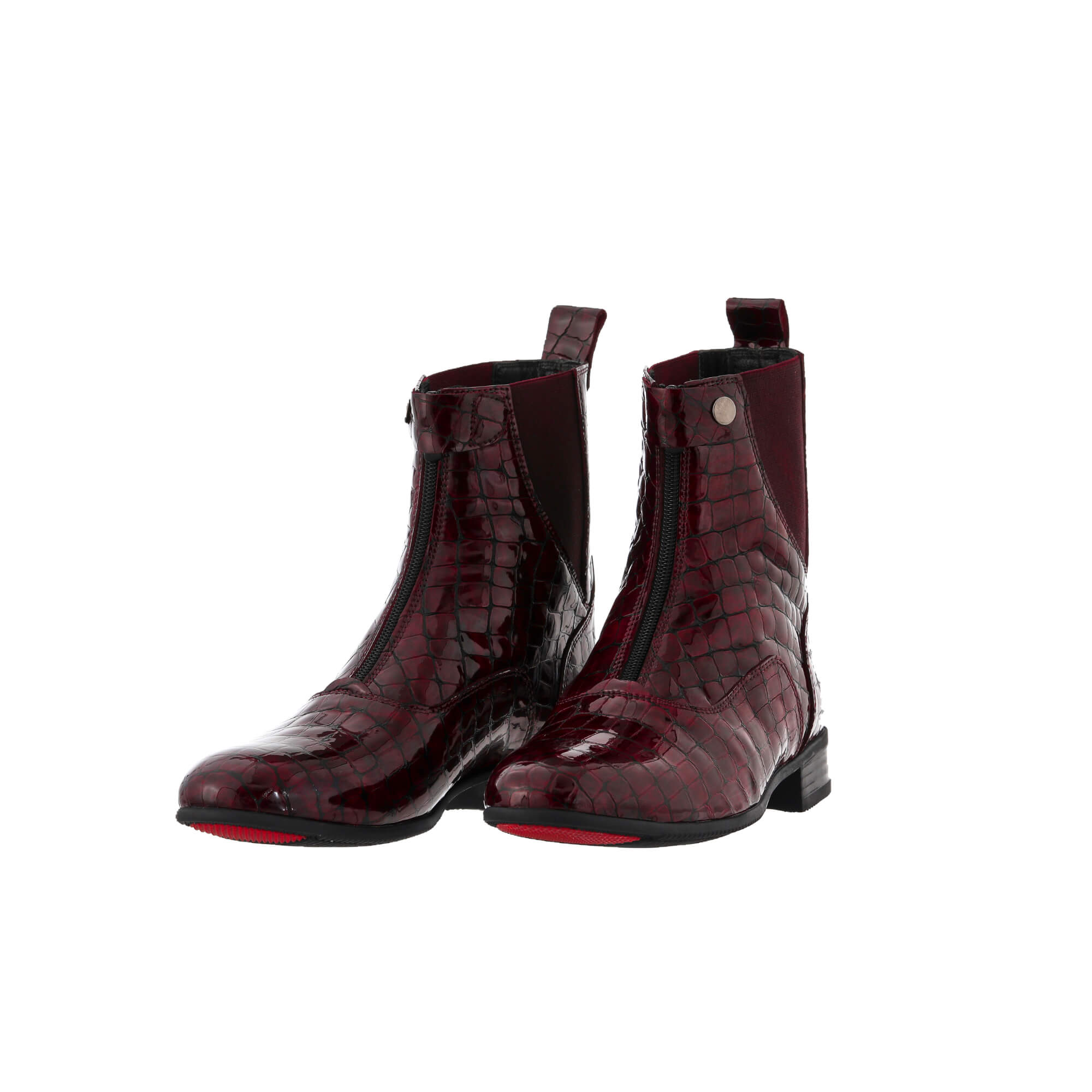 JBM Magnesia Short Boots Burgundy/Croc