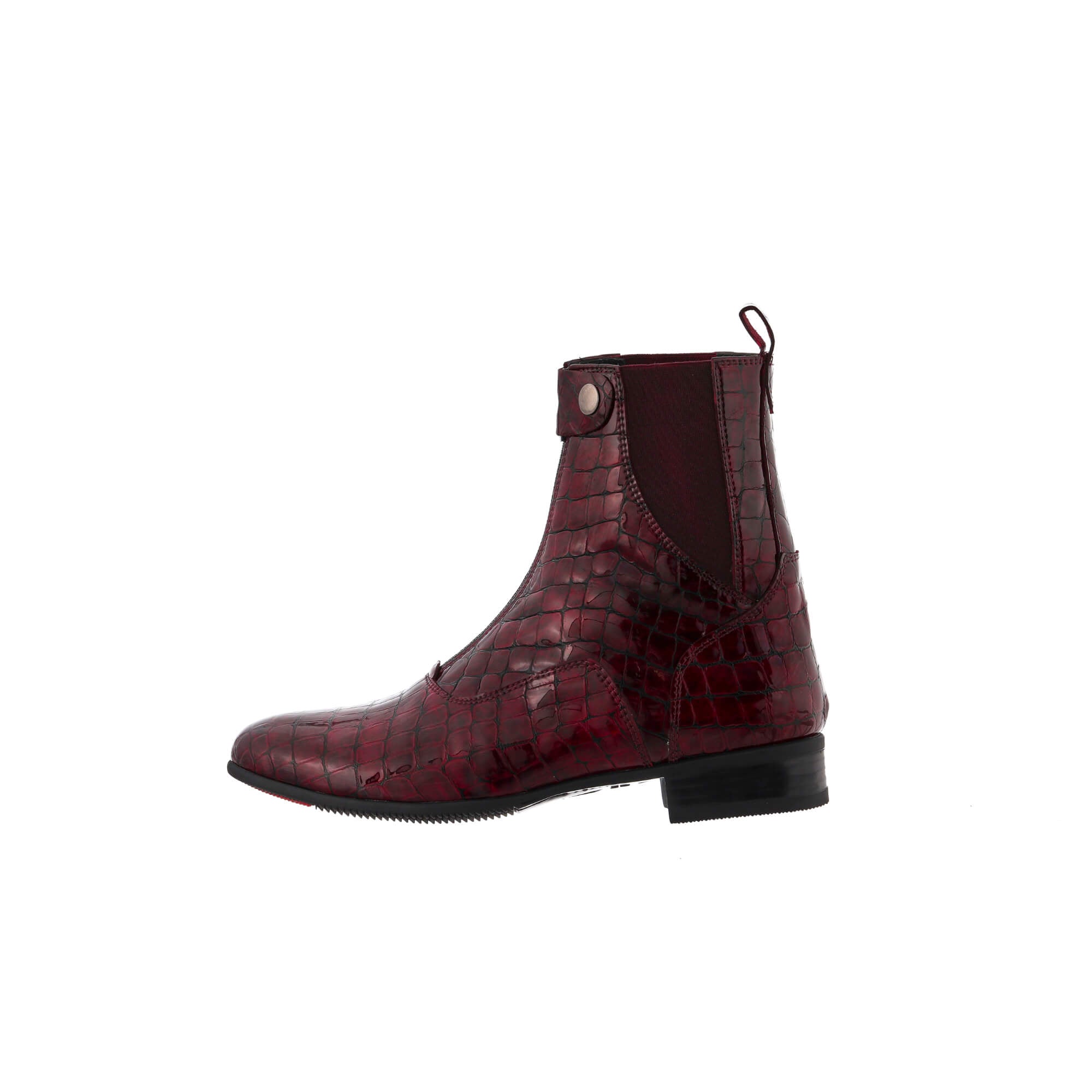JBM Magnesia Short Boots Burgundy/Croc