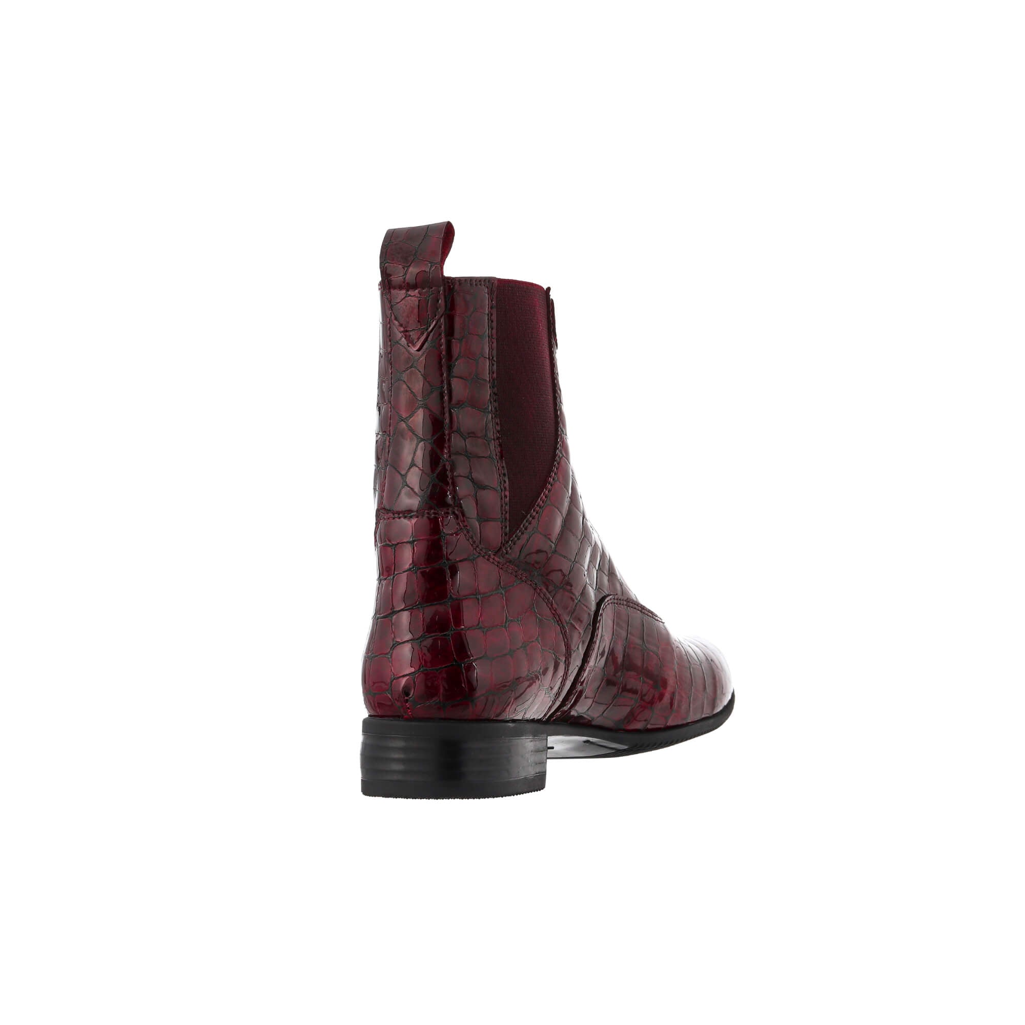 JBM Magnesia Short Boots Burgundy/Croc