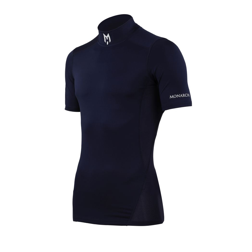 Monarch Compression Short Sleeve Top Navy