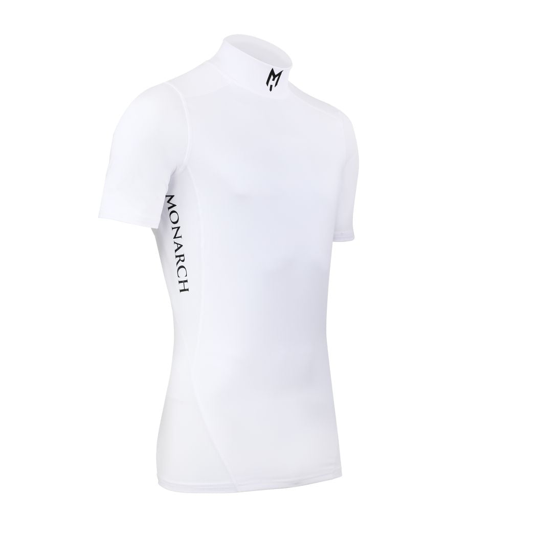 Monarch Compression Short Sleeve Top White