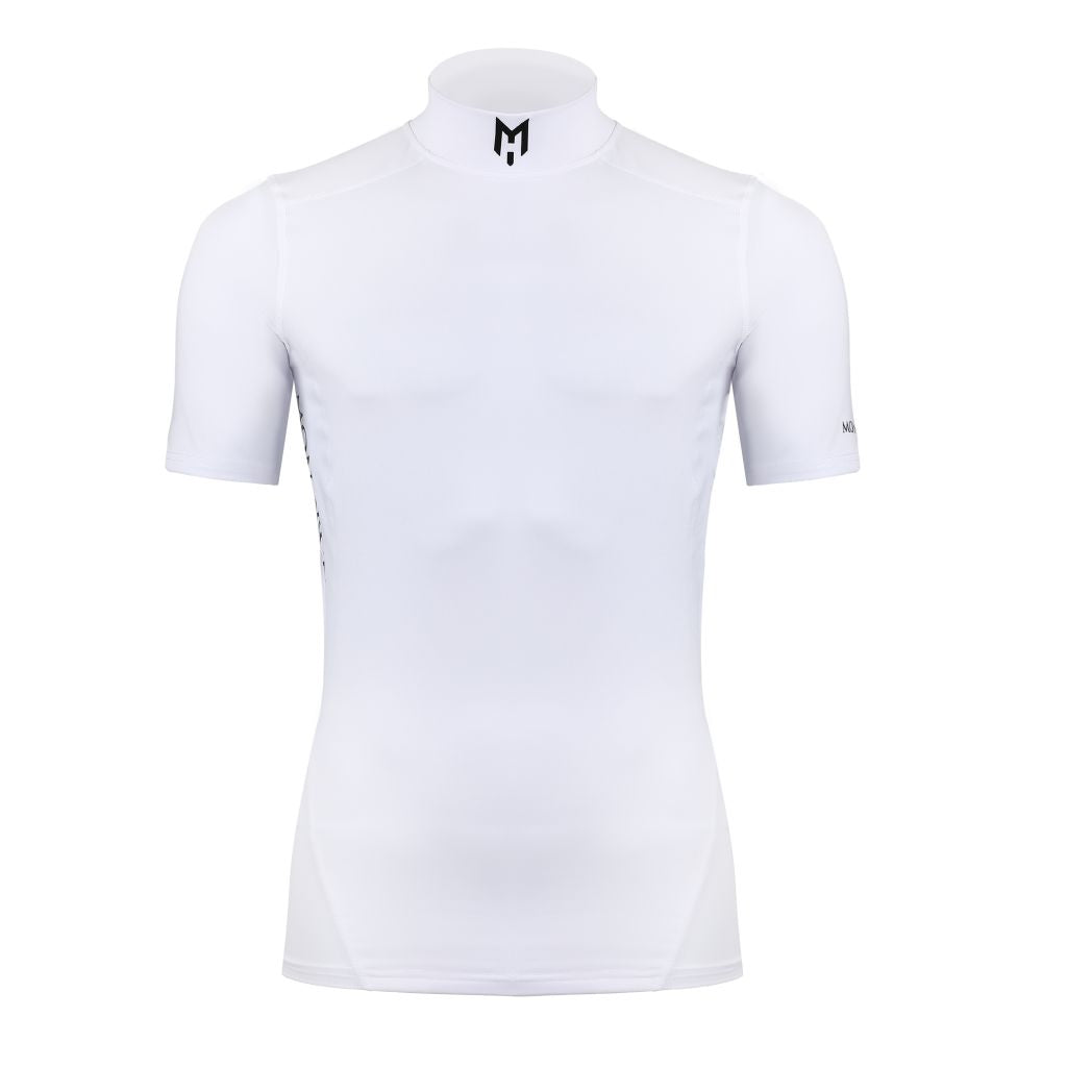 Monarch Compression Short Sleeve Top White