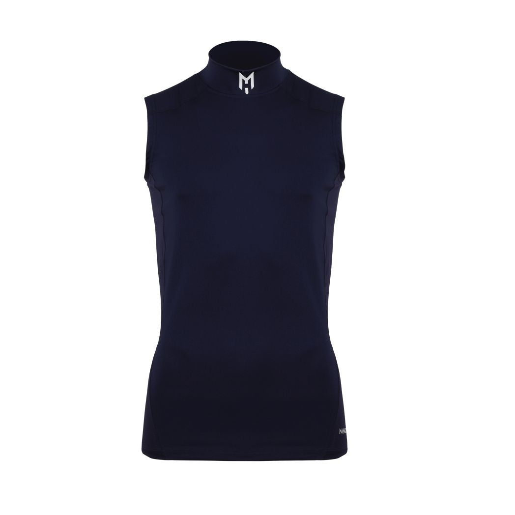 Monarch Compression Sleeveless Top Navy