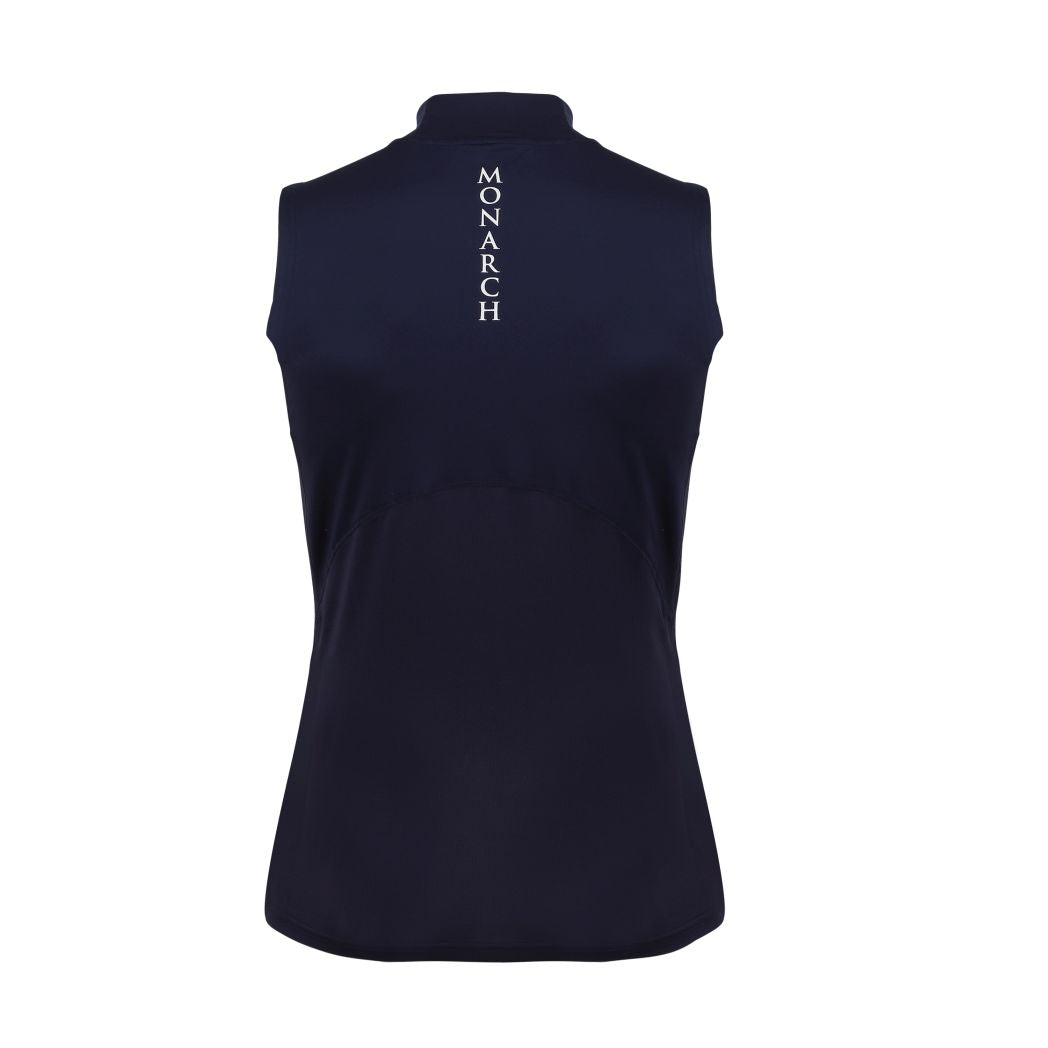 Monarch Compression Sleeveless Top Navy