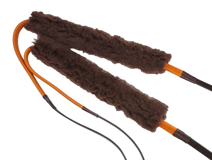 Synthetic Sheepskin Rein Sleeves