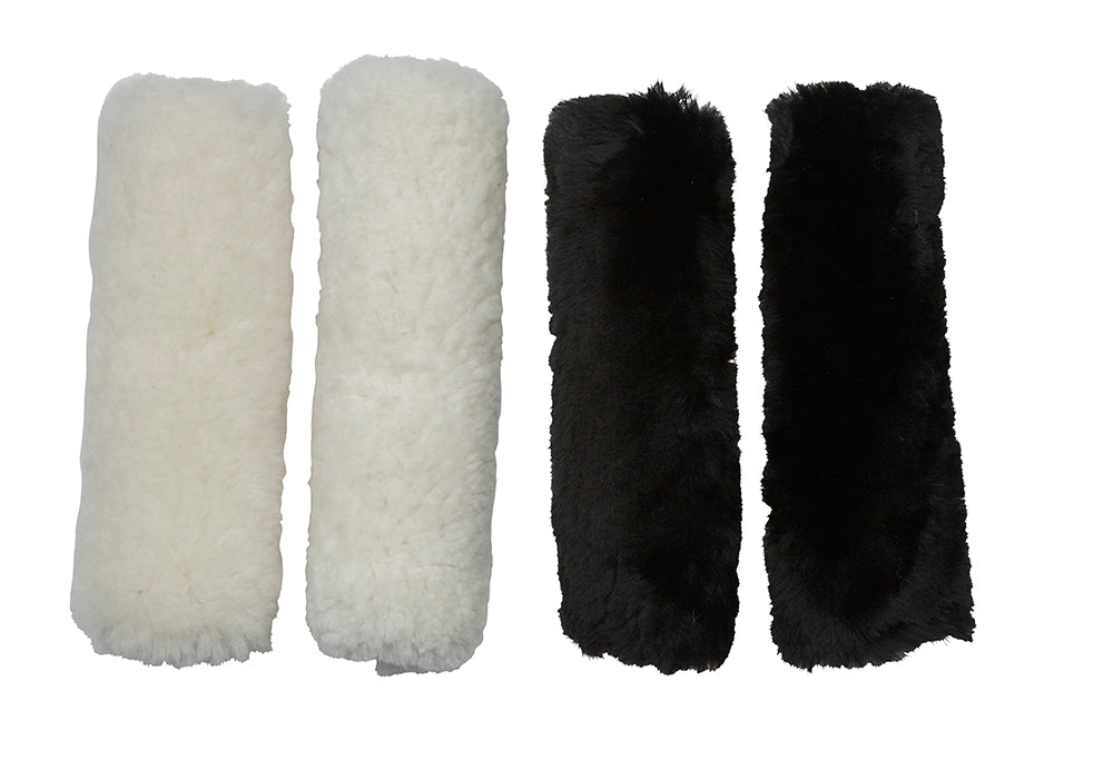 Sheepskin Cheek Pieces or French Blinkers