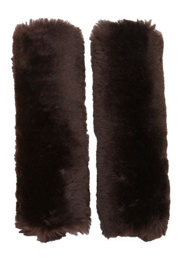 Synthetic Sheepskin Cheek Pieces