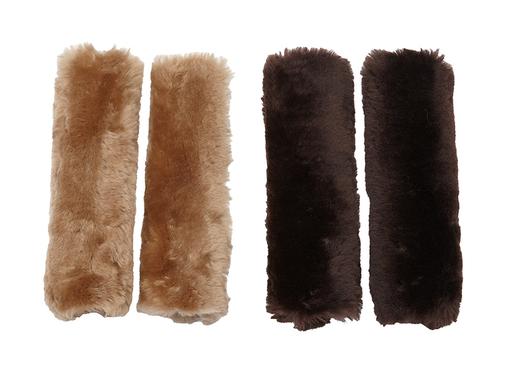 Sheepskin Cheek Pieces or French Blinkers