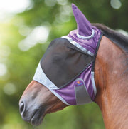Shires Fly Guard Pro Deluxe Fly Mask with Ears