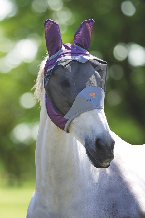 Shires Fly Guard Pro Deluxe Fly Mask with Ears