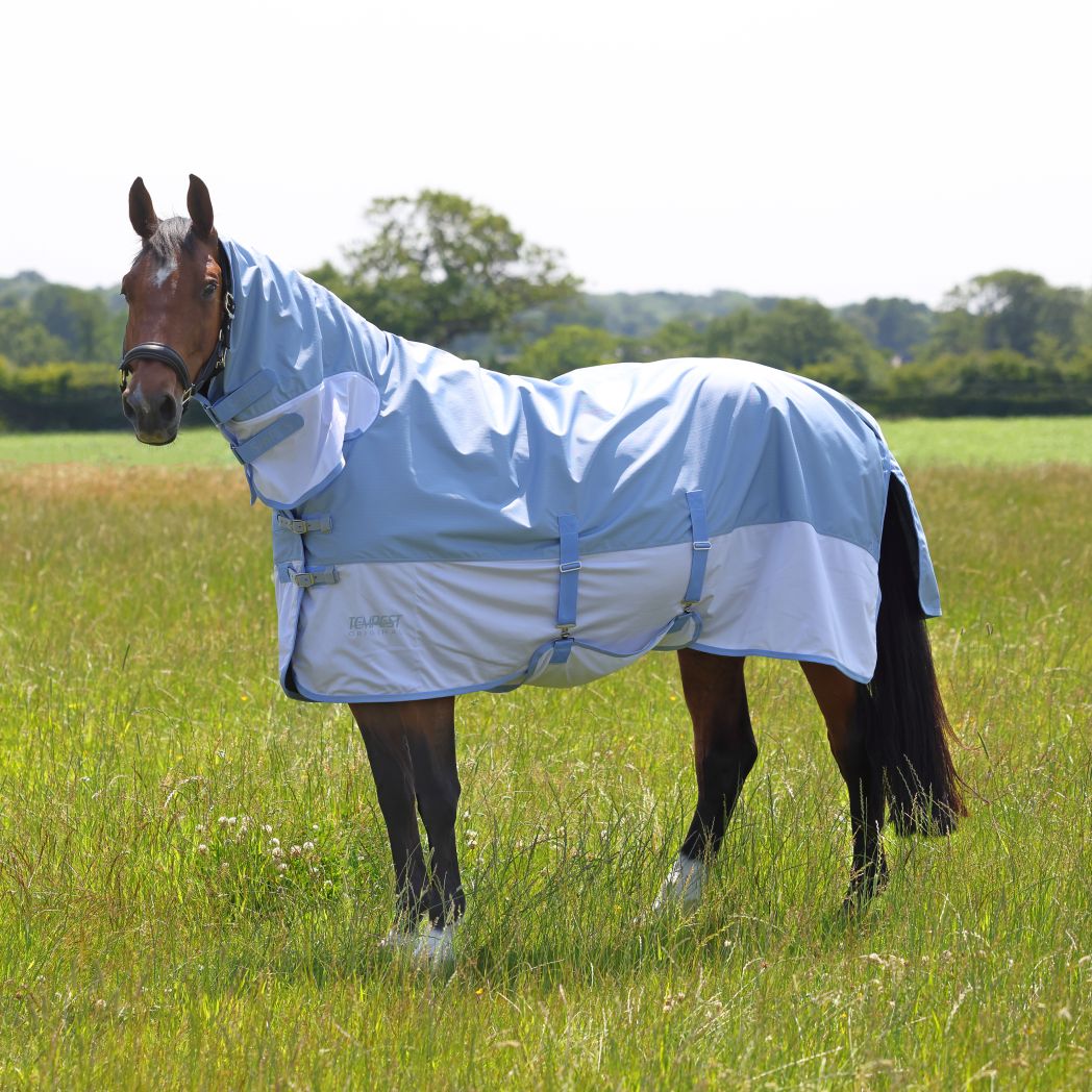 Tempest Original Waterproof Fly Rug - Pale Blue