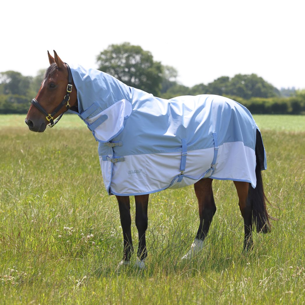 Tempest Original Waterproof Fly Rug - Pale Blue