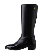 JBM Yorkshire Long Jockey Boots Black/Black Patent