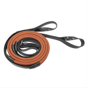 Zilco 16mm Reins Loop End Black/Orange Grip