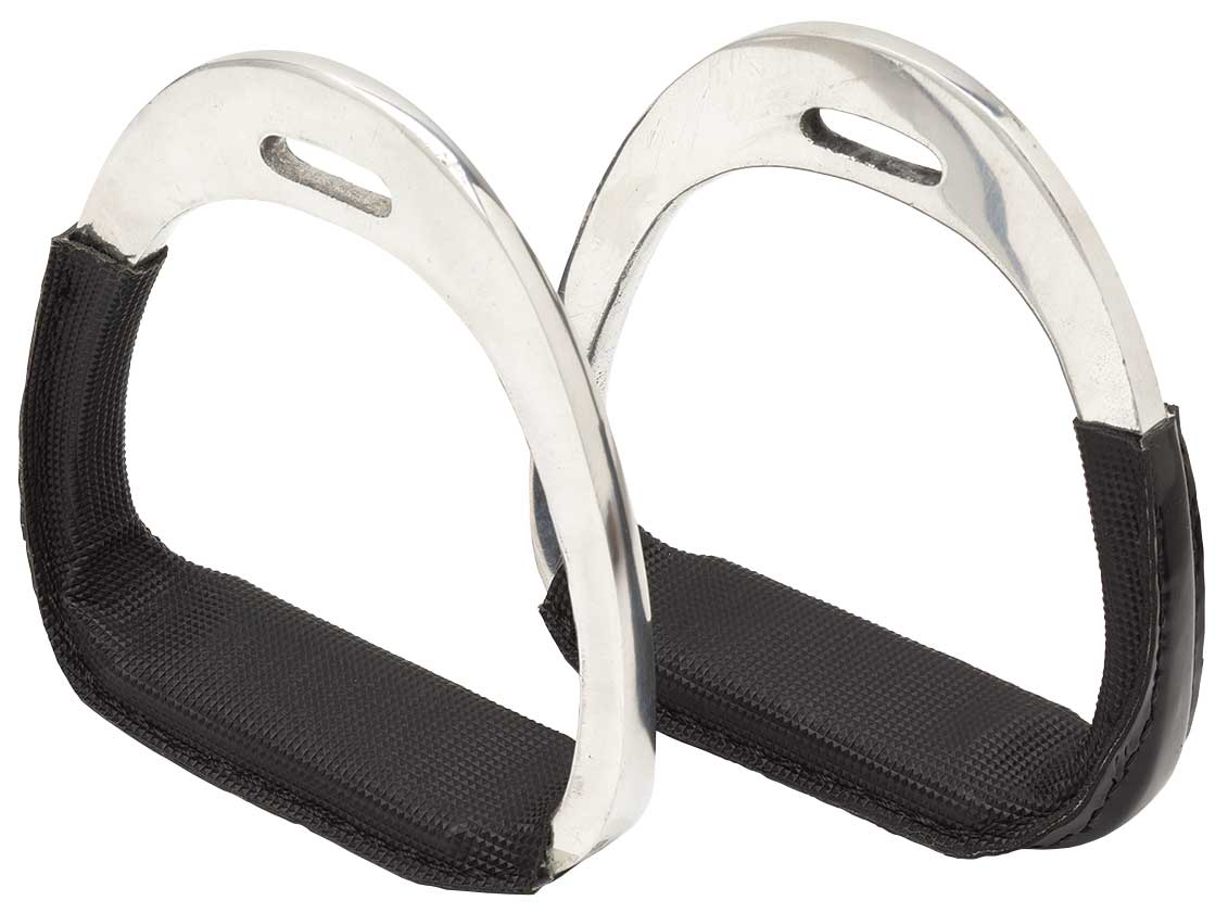 Zilco Aluminium Stirrups with PVC Tread