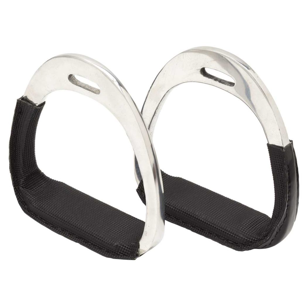 Zilco Aluminium Stirrups with PVC Tread