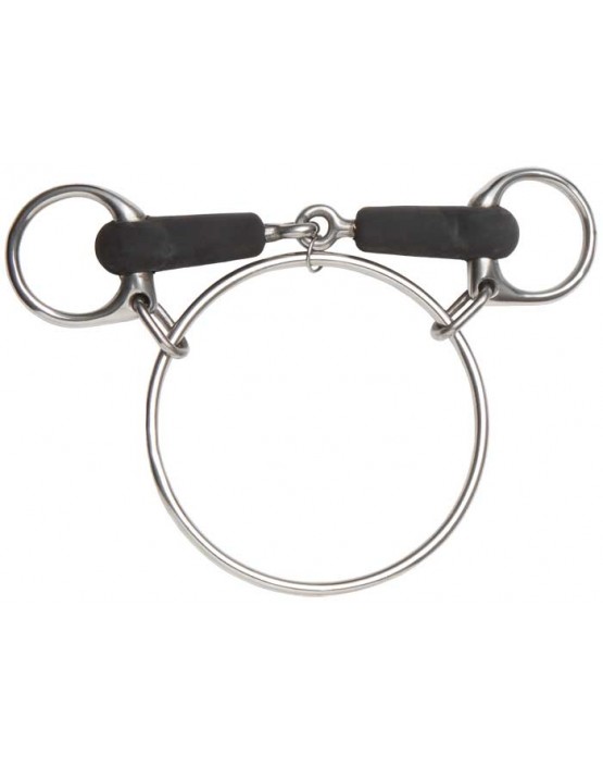Dexter Snaffle Rubber Mouth