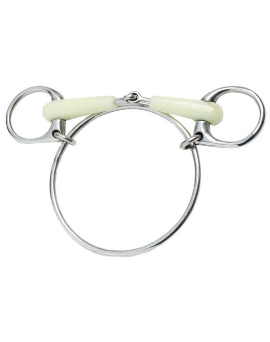 Dexter Snaffle White Mouth