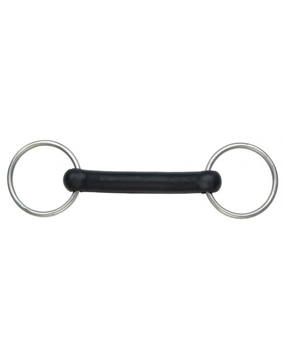 Flexible Rubber Mouth Snaffle