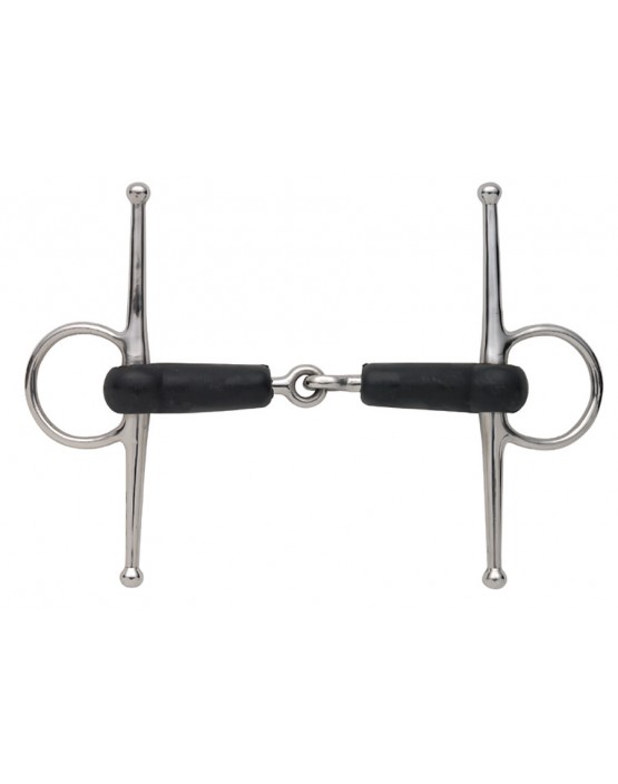 Soft Rubber Covered Full Cheek Snaffle