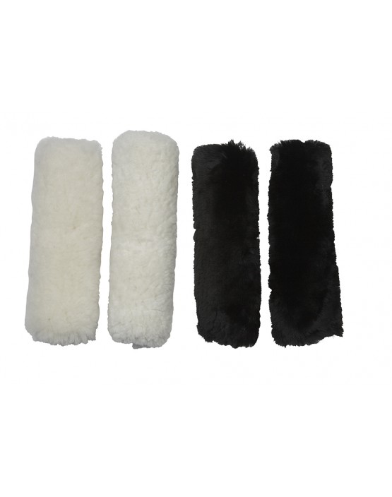 Sheepskin Cheek Pieces or French Blinkers