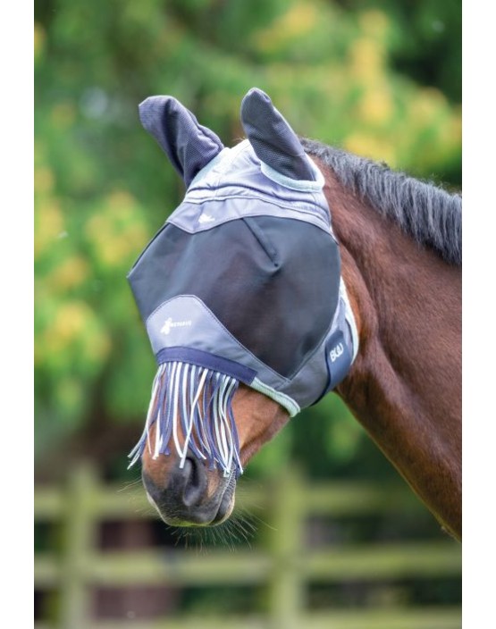 Metabug Fly Mask with Ears and Fringe