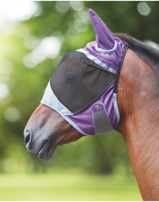 Shires Fly Guard Pro Deluxe Fly Mask with Ears