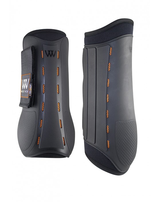 Black Woof Wear Smart Tendon Boots Breathable and Shock Absorbing size M/L 