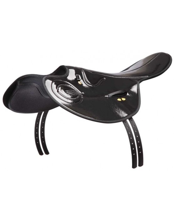 Zilco 1kg Patent Race Saddle with 2 Straps, Black